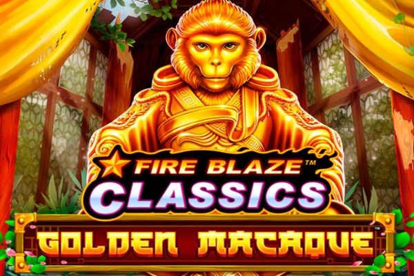 17194 fire blaze golden macaque